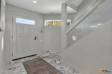 Foyer With Gorgeous Marble Floor