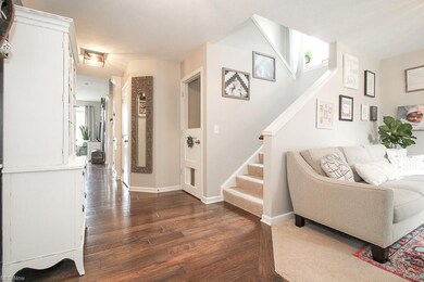 The entrance into the sitting room/study into the 
