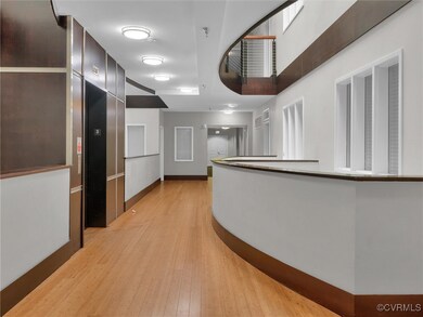 Corridor featuring light hardwood / wood-style flo