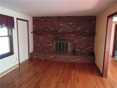 Family Room. BRICK FIREPLACE