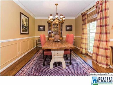 Separate Dining Room with gleaming new hardwoos