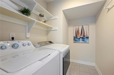 First floor laundry