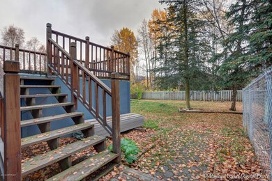 Stairs off deck