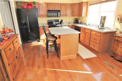 Beautiful hardwood flooring.  Enjoy a quick meal a