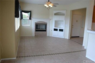 Family Room With Gas Fireplace, media niche and ti