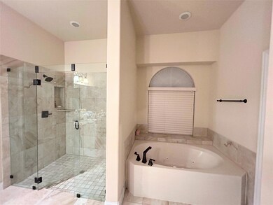 Bathroom #2 with separate shower with tile floors