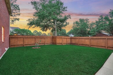 Corner lot allows for a good size side yard, perfect for a swing set.
