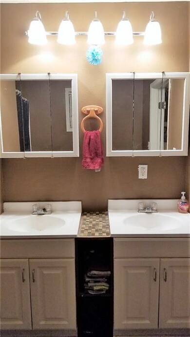 Master Bathroom Double Sinks