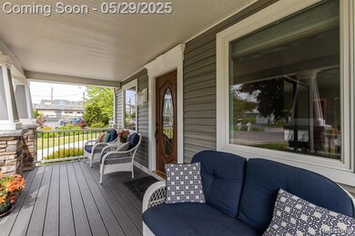 Welcoming covered porch