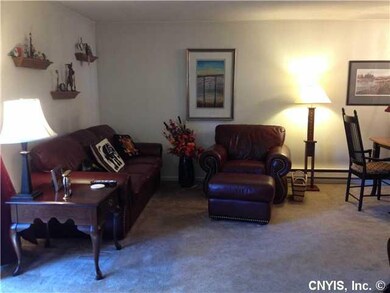 Living Room. Living room with adjacent dining area