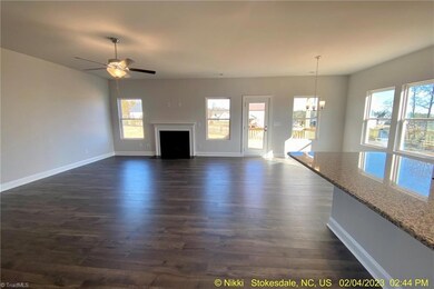 Living room with so many windows!