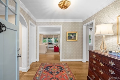 Entrance hall provides great flow to all living sp