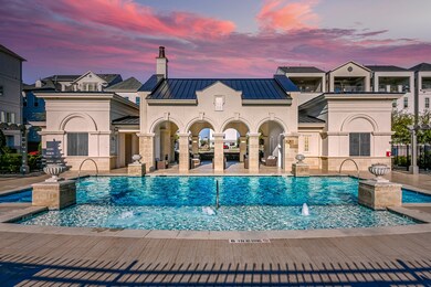 Community amenity center with pool