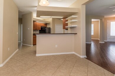 Breakfast area with breakfast bar.