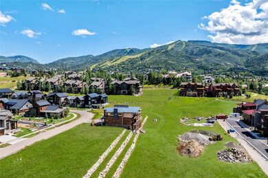 Aerial view with a mountain view and a residential