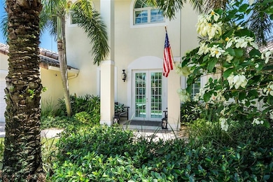 Lush landscaping throughout entire property