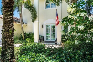 Lush landscaping throughout entire property