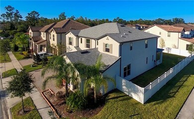Oversized fenced corner lot.