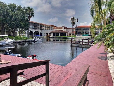 View of the freshwater canal from the back of the 
