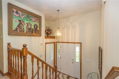 It's a unique split entry, with a large foyer and 