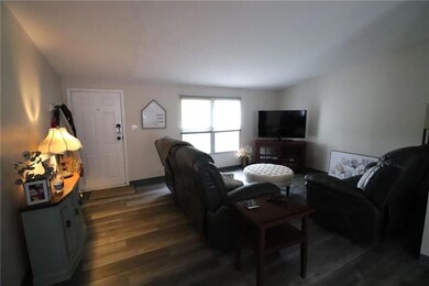 Foyer and living room