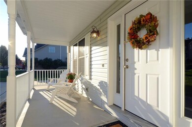 Quaint Front Porch greets you!