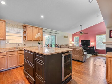 KITCHEN OPEN TO FAMILY ROOM