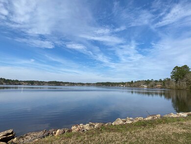 A view of the lake from the dam
