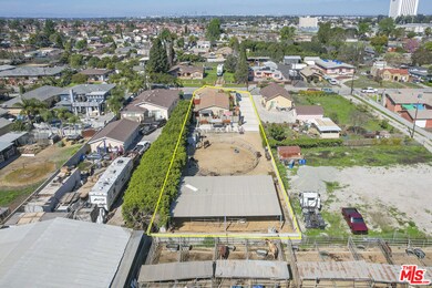 Rear of property