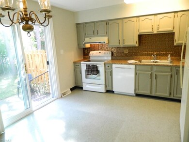 Kitchen with Sliding Doors to Private Patio ...