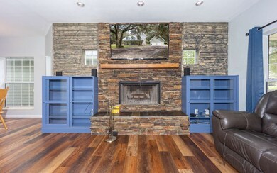 Wood Burning Fireplace