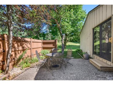 Nice patio off kitchen with tons of sun and privac