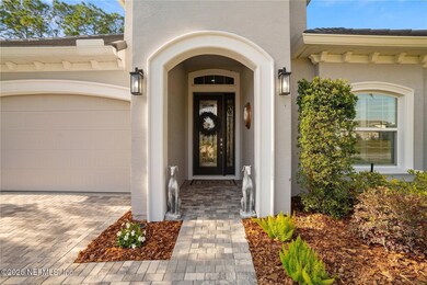 Front door exterior to home