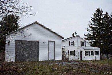Spacious detached garage.
