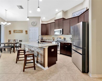 Lovely view of the Kitchen and dining area