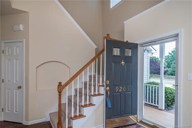 Two story foyer