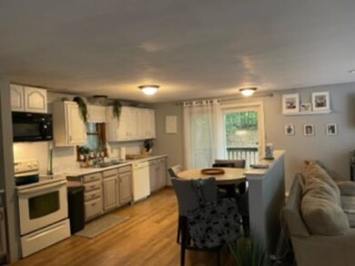 Kitchen, eat in dining and living room
