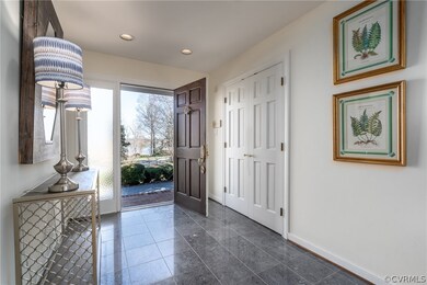 Seasonal Water Views Through the Front Door
