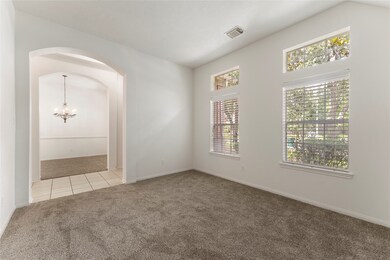 Another view of the bonus room looking out to the front.