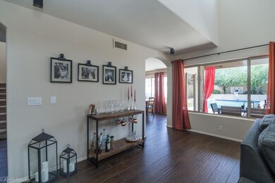 Entry into dining area.