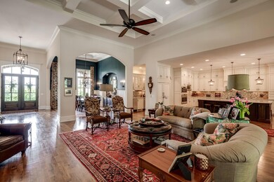 The open great room includes the spectacular open kitchen  and a perfect flow for entertaining.