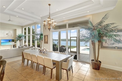 Wide open floorplan offers large dining area adjac