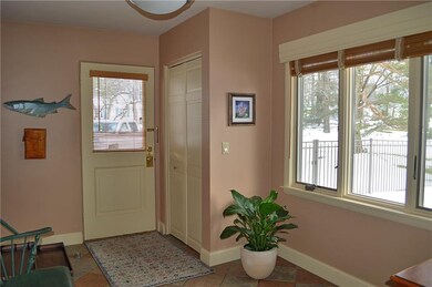 Side entry...back closet & tile flooring