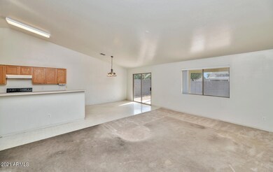 Family room & dining room