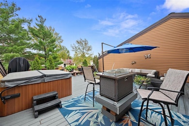 Can you picture yourself here enjoying the hot tub