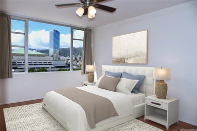 Bedroom virtually staged. Enhanced