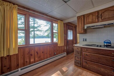 Picture window in kitchen looking...