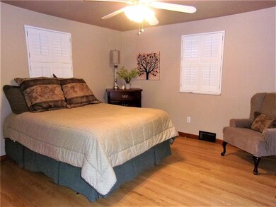 Master bedroom. Main level, 12x13. With refinished