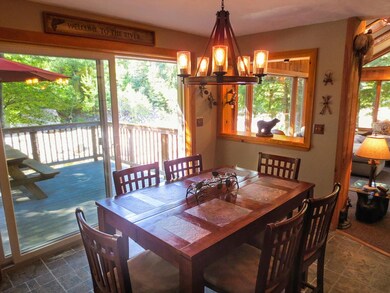 beautiful view overlooking the river... and the deck is very spacious