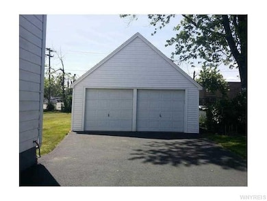 Garage. 2 car detached garage with electric door o